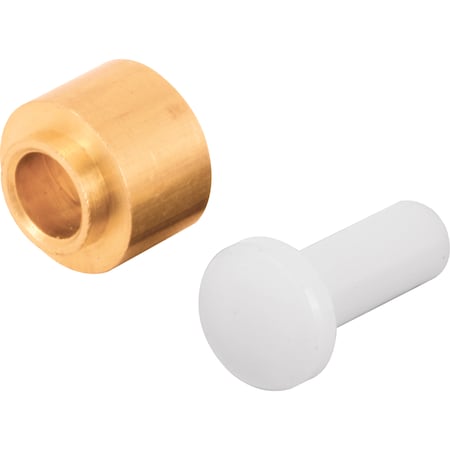 Prime-Line 11/32 in. Flat Brass Sliding Window Roller (1 Pair) G 3116